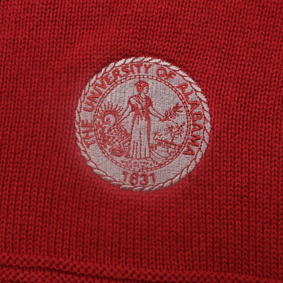 Suéter Alabama Para Hombre L De Colección Nutmeg Mills University Tejido Cuello Redondo Colegio Foto 3 de 4