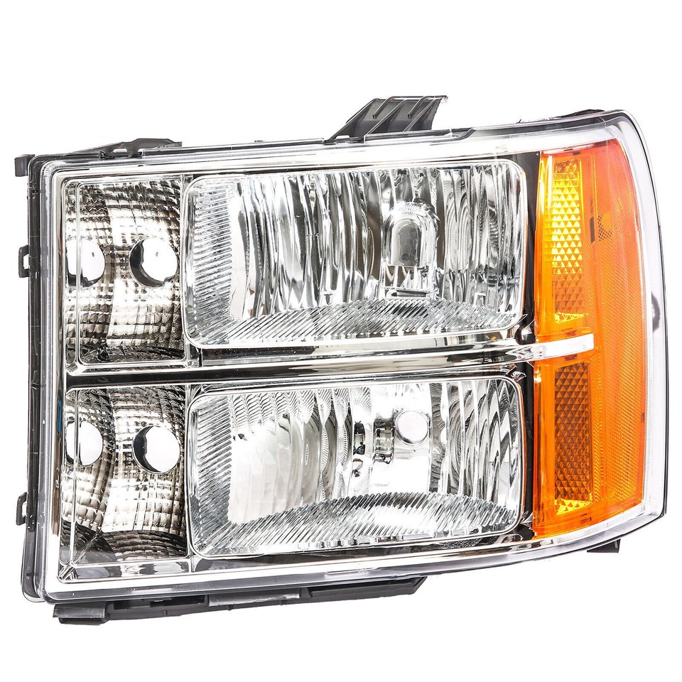 Automotive Headlight Assemblies Fit For GMC Sierra 1500 2500HD 3500HD 2007-2013 Headlights Clear Lens Headlamps Headlight Housing Assembly