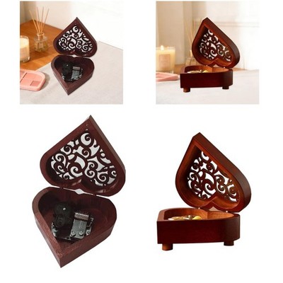 Spieluhr Multifunktional Spiel Musik Holz Ornament für Ehemann Oma Mama