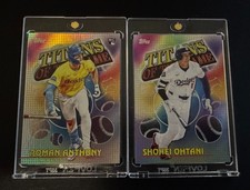 Shohei Ohtani Titans Chrome Refractor + Roman Anthony RC Lot Topps 2026 Dodgers