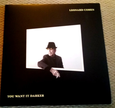YOU WANT IT DARKER / LEONARD COHEN 2016 COLUMBIA LP