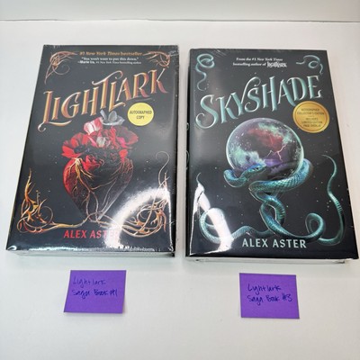 Lightlark Saga Books #1 & 3 By Alex Aster SIGNED Sealed Lmt Ed Bk #3 w/ Overlay