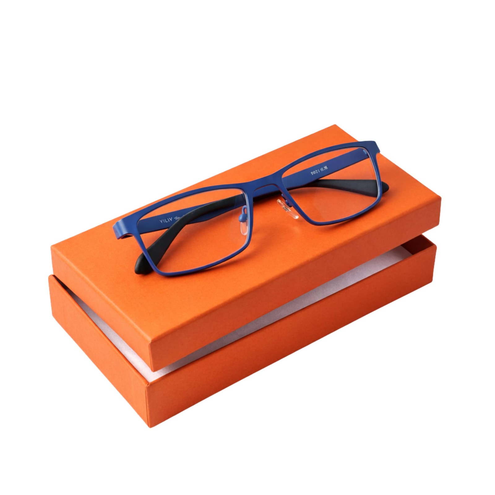 Lunettes loupes pour homme et femme de lecture bleu métal 7306