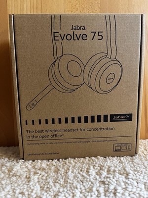 JABRA Evolve2 75 Stereo UC USB-C Bluetooth Headset Schwarz ANC