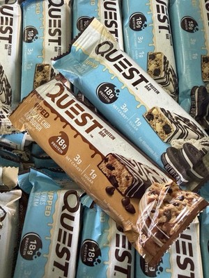 Lot Of 171 protein Quest Dipped Chocolate Chip Cookie Dough Cookies Cream K3