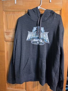 Sweat à Capuche WWE Wrestlemania 31 - Taille XL Gris - Neuf Avec étiquettes