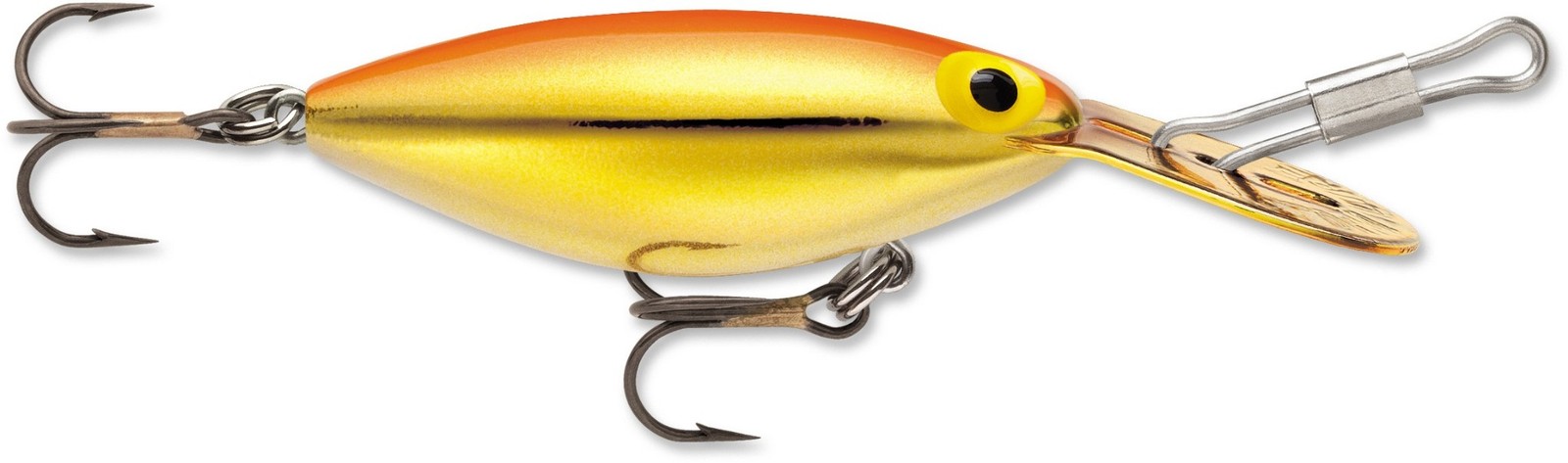 H109 Metallic Gold / Fluorescent Red Back