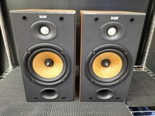 B W DM601 S2 Bookshelf Speakers Pair Hi-Fi Tested Made in UK TMB01 7.0/PC