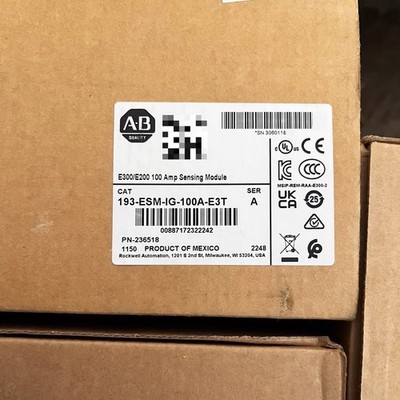 193-ESM-IG-100A-E3T E300/E200 100 Amp Sensing Module New 193ESMIG100AE3T