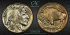 CACG MS-66 1937-P Buffalo Nickel, Beautifully Toned, Radiant, Superb Gem!