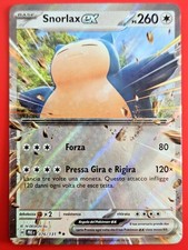 Carta Pokemon Snorlax ex - Evoluzioni Prismatiche 076/131 Italiano