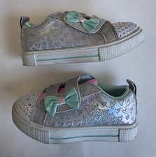 Skechers Twinkle Toes Twinkle Sparks Toddler Light-Up Shoes Size 11