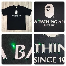 Green Swarovski BAPE logo T-shirt Black A Bathing Ape Size M