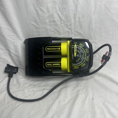 #ad #ad Blackburn Bike Dual Barrel Foot Pump w Gauge Bicycle Tire Speed Inflation $19.87