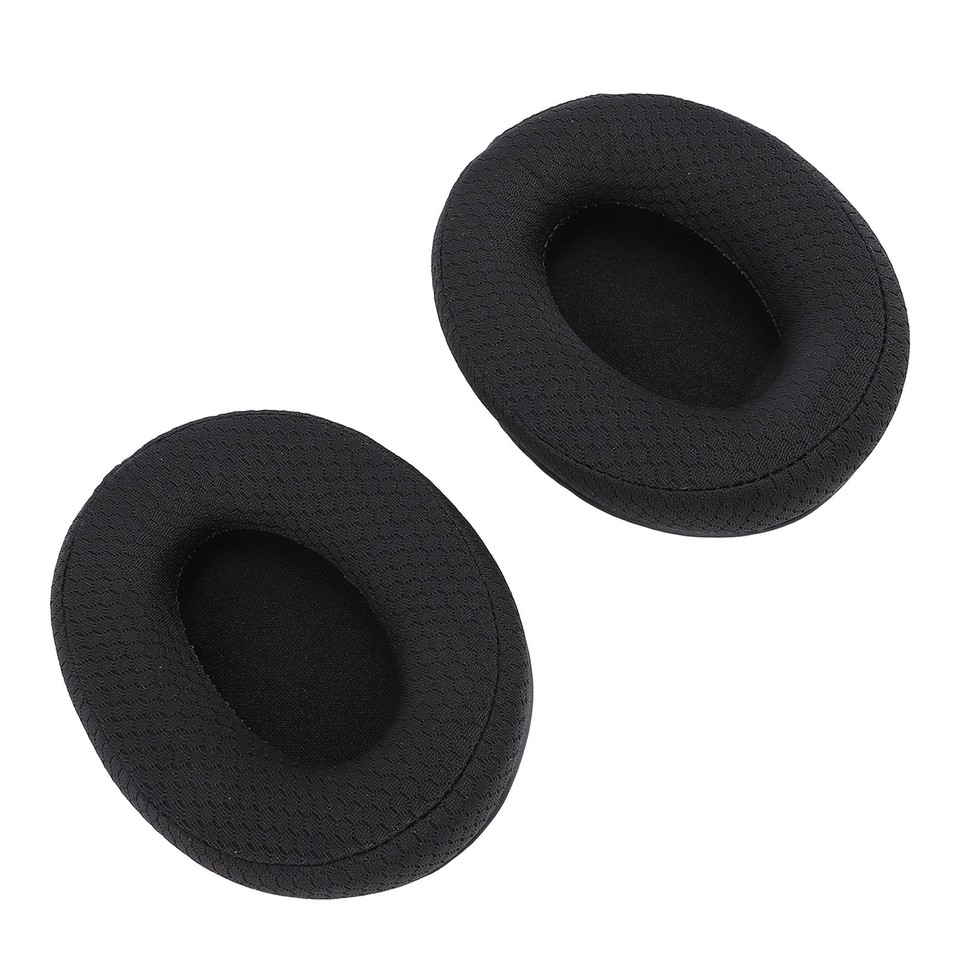 Sponge Check Headphones Ear Pads Memory Sponge Breathable Mesh Headset Ear Pad ...