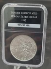 Genuine Uncirculated 1882 Morgan Silver Dollar 90% Silver PCS. MG