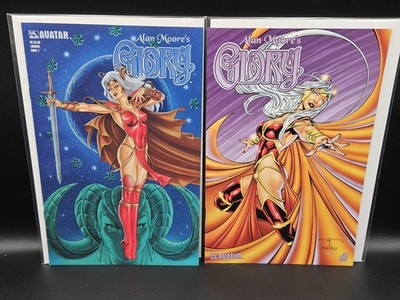 GLORY #1-#2.(Avatar Comics 2001) -- Joe LINSNER + David FINCH Variant Set