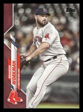 Brandon Workman Boston Red Sox 2020 Topps Pink #498 SN /50