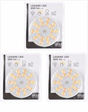 3 X LEDARE GX53 600 LUMEN DIMMABLE LED BULB. A+ Energy Rating.