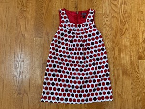 The Childrens Place Girls Polka Dot Jumper Dress Size 6 Ebay