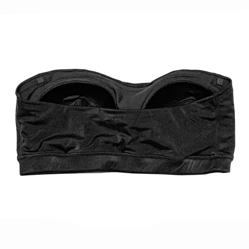 Maidenform, Black Bandeau Style Lightly Padded Wireless Strapless Bra, size 38 - Picture 2 of 3