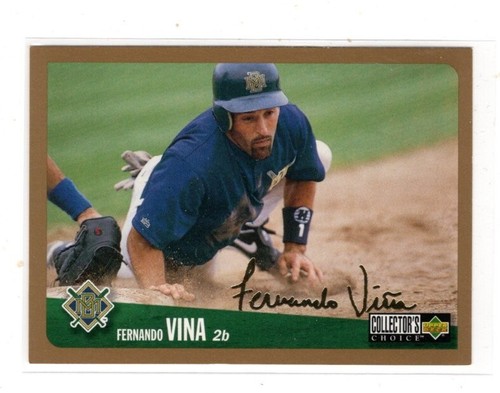 1996 Collector's Choice Gold Signature #197 Fernando Vina NM-MT