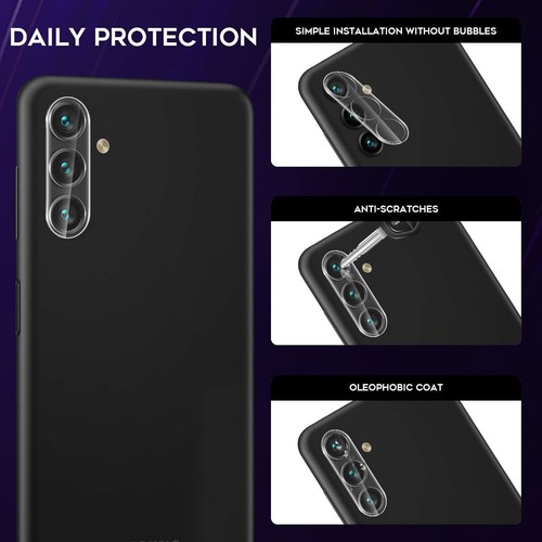 Protettore obiettivo fotocamera vetro temperato HD 2 confezioni per Samsung Galaxy A54 5G - Foto 5 di 9