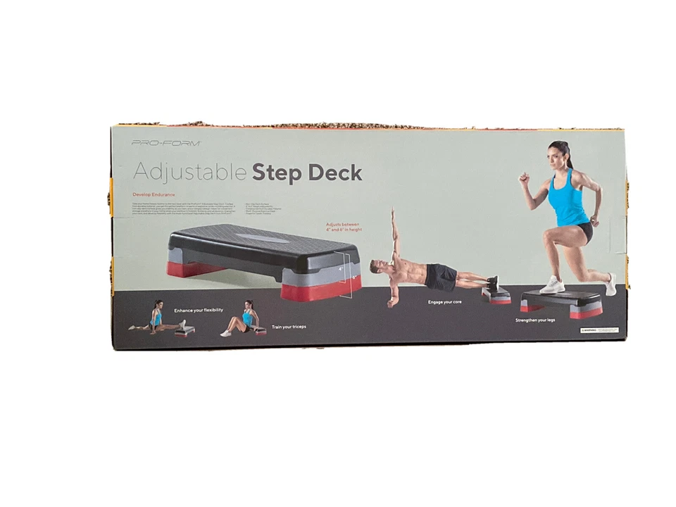 Deck de degraus ajustável PRO-FORM novo na caixa - Imagem 2 de 2
