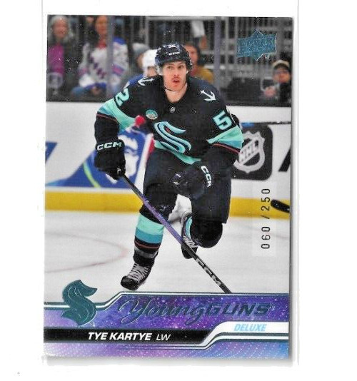 Tye Kartye 2023-24 Upper Deck Young Guns Deluxe #465 Serial #d 60/250