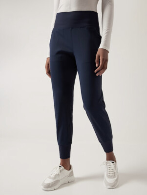 NWT Athleta Venice Jogger Pant 2X Plus Size Navy Blue Travel Casual Sport