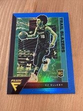2020-21 Panini Flux Basketball CJ Elleby RC Blue PRIZM #244 Rookie Card