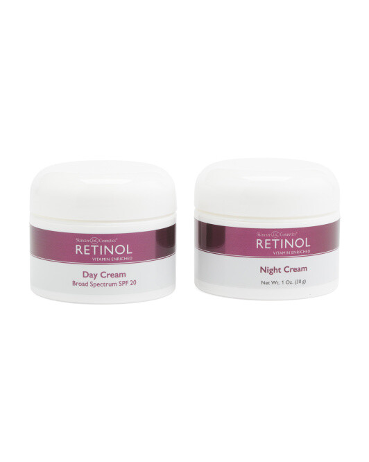 Skincare LdeL Cosmetics® Retinol Vitamin Enriched 1/Night & 1/Day =2