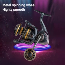 Spinning Reel Aluminum Fishing Reel 13+1BB 5.2:1 Fresh Saltwater FPS1000-6000