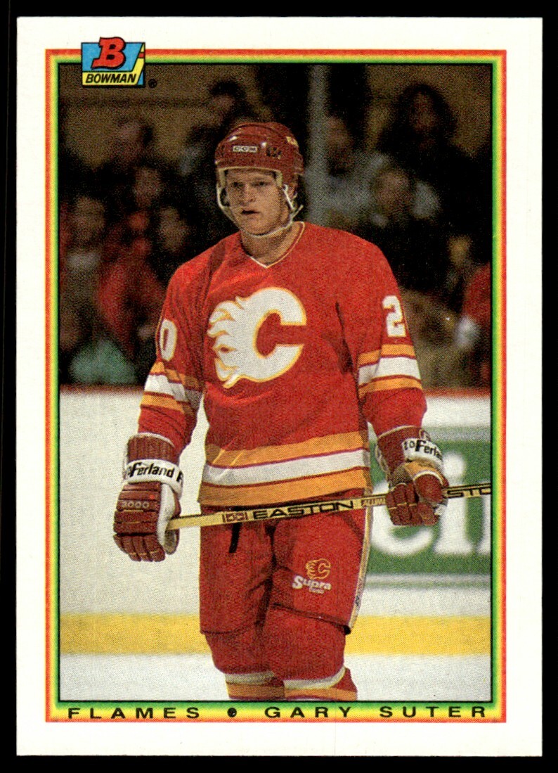 1990-91 Bowman Gary Suter Calgary Flames #101
