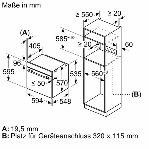 Neff, N 30, B2CCJ7AK3, Einbau-Backofen, Schwarz, EEK: A+ - Bild 10 von 10