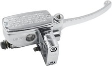 Fit Harley 1" 25mm Motorcycle Chrome Hydraulic Brake Master Cylinder Levers