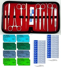 NEW PREMIUM 48 PC MINOR SURGERY SUTURE SET SURGICAL veterinary INSTRUMENTS KIT