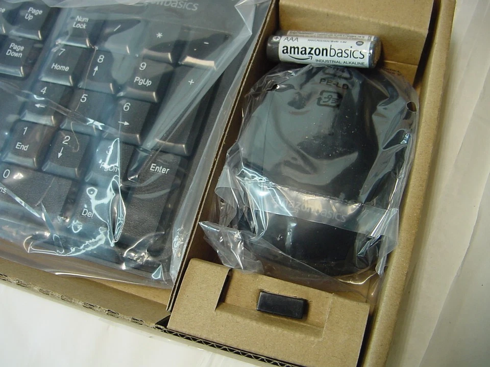 NEW - AMAZON BASICS WIRELESS KEYBOARD AND MOUSE COMBO - Image 2 of 4