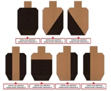 USPSA (Metric) Hardcover Target Sample Pack (100 Target Pack) 