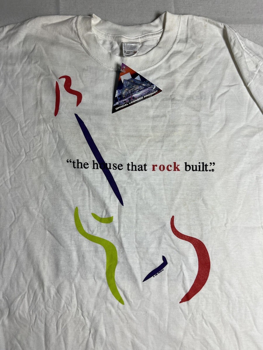NOS NWT 2001 Rock Roll Hall of Fame Museum Cleveland T Shirt
