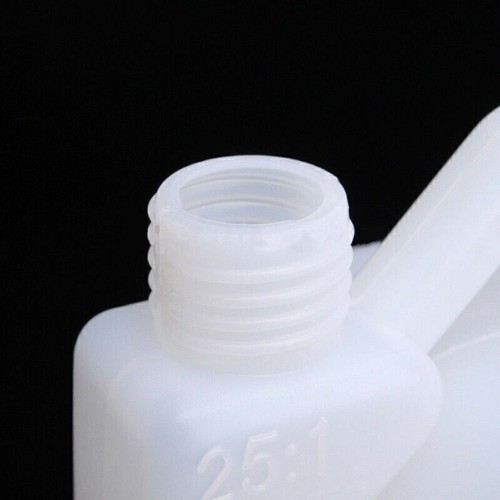 1L Oil Fuel Petrol Mixing Bottle Container 2 Stroke For Strimmer Chainsaw 25:1 - Picture 7 of 12