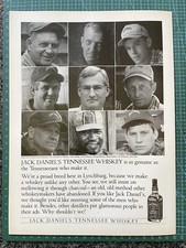 Jack Daniels A4 Poster/Zeitschrift Werbung Man Cave