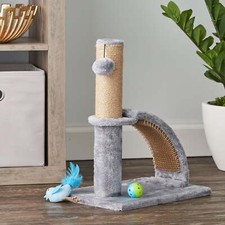 17Deluxe Jute Cat Scratching Post with Arch G...