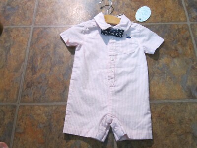 BELLISSIMO BOUTIQUE BABY CLOTHES JON -JONS MULTIPLE SIZES PINK STRIPES