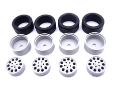 ALEZAN MODELS . ACCESSOIRES 1/24 . SET DE 4 ROUES 17 " ALFA ROMEO 164 Q4 .