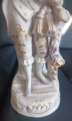 ANTIQUE.RARE.CONTA & BOEHME BISQUE FIGURINE.CIRCA 1880-90. - Picture 7 of 11