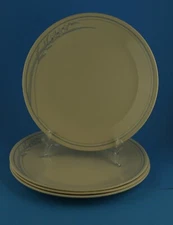 4 Corelle Blue Lily 10.25" Dinner Plates