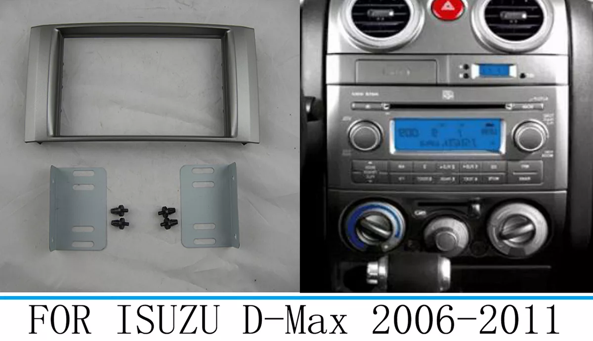 For ISUZU D-Max 2006-2011 Car Stereo Fascia Radio Panel Frame Trim 2 din Kit