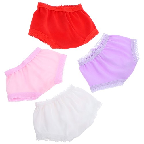 4pcs Doll Panties Small Underwear Underpants Pretend Play Accessories Random - Picture 10 of 12