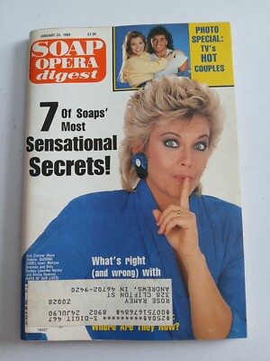 Soap Opera Digest January 24, 1989 With Address Label